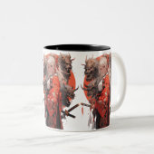 サムライガール ツートーンマグカップ (正面右)