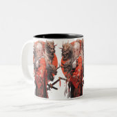 サムライガール ツートーンマグカップ (正面左)