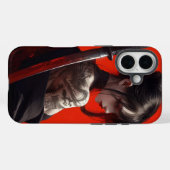 サムライガール Case-Mate iPhoneケース (裏面 (横))