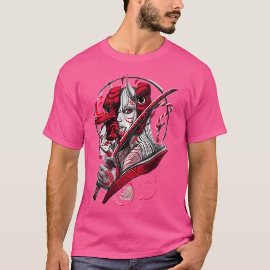 サムライガール Tシャツ (正面)