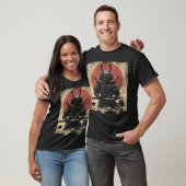 サムライキャットの戦士アート愛好家 Tシャツ (ユニセックス)