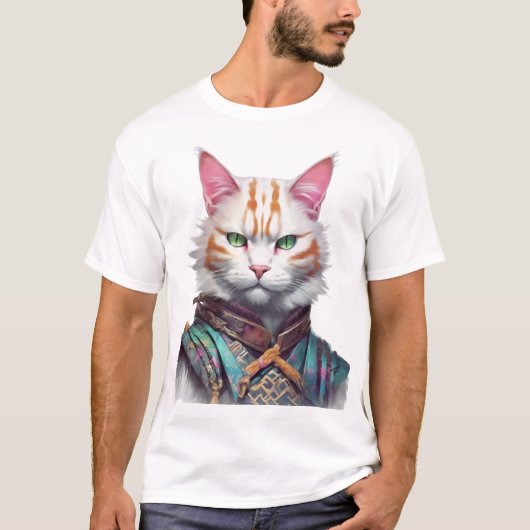 サムライキャットガーディアン Tシャツ (正面)
