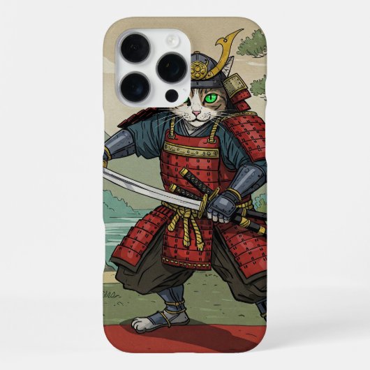 サムライキャット iPhoneケース (裏面)