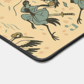 サムライクレーン ヘッドホン付き デスクマット (コーナー)