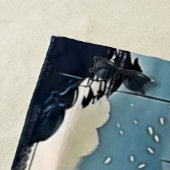 サムライサンセット:反射旅行 ビーチタオル (インサイチュ)