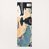 サムライサンセット：反射旅行 ヨガマット (裏面)