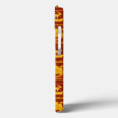 サムライジャッキ&アクゴールデンシルエットタイル模様 Case-Mate iPhoneケース (裏面 / 左)