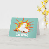 サムライジャックエナジグラフィック カード (黄色い花)