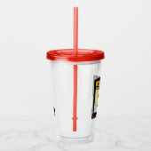 サムライジャックキャラクター3パネル未来的フレーム アクリルタンブラー (右)