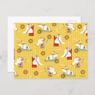 サムライジャックソードキャラクター絵柄ポーズ ポストカード