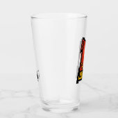 サムライジャック笑顔の未来的なフレームグラフィック タンブラーグラス (右)