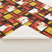 サムライジャック&アクキャラクターアートパネルパターン シェルパブランケット (3/4)