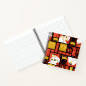 サムライジャック&アクキャラクターアートパネルパターン ノートブック (内部)