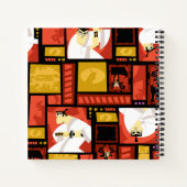 サムライジャック&アクキャラクターアートパネルパターン ノートブック (裏面)