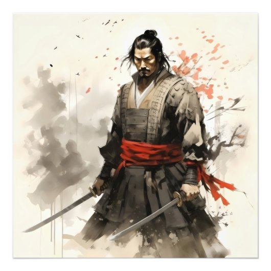 サムライジャパン戦士 フォトプリント            (正面)