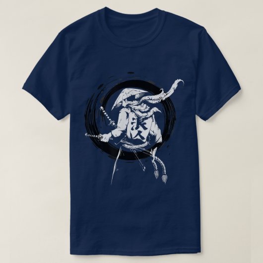 サムライソードサムライニおもしろいンジアギフト(2) Tシャツ (デザイン正面)