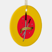 サムライソードタトゥー セラミックオーナメント (右)