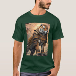 サムライタイガー🐯⚔️ | 戦士ジャングルヴィベ Tシャツ