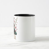 サムライタートルウォリアーさくらんぼ花 マグカップ (中央)