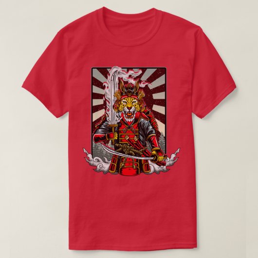 サムライチータウォリアー日本のジ Tシャツ (デザイン正面)