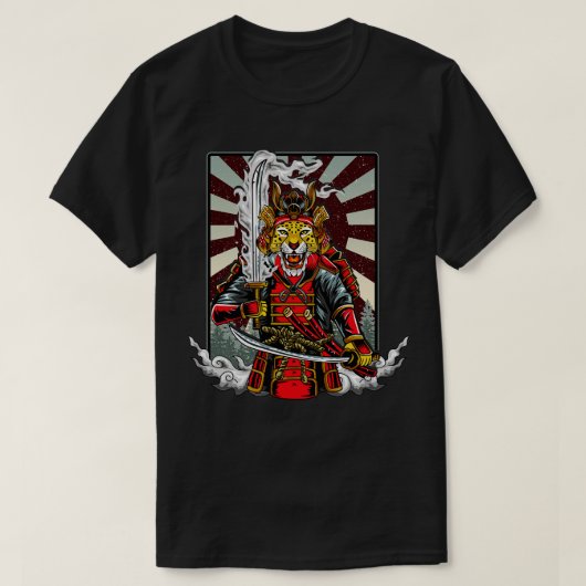 サムライチータウォリアー日本のジ Tシャツ (デザイン正面)