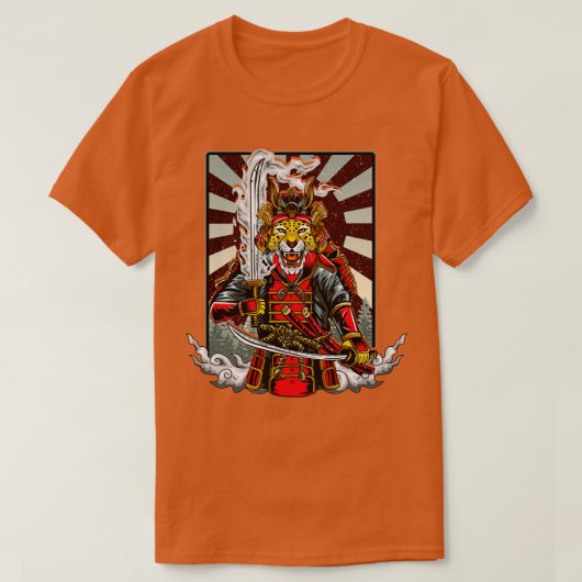 サムライチータウォリアー日本のジ Tシャツ (デザイン正面)