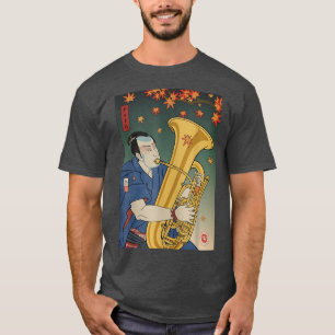 サムライトゥバミュージック浮世絵秋秋 Tシャツ