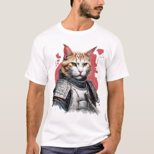 サムライパンク猫 Tシャツ
