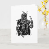 サムライパンク カード (黄色い花)