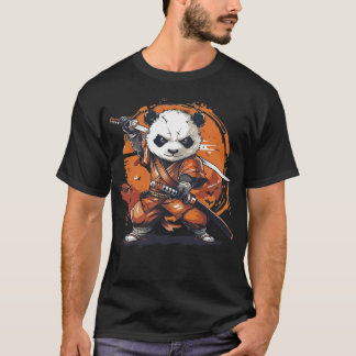 サムライパンダ：戦士の精神 Tシャツ