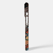 サムライヒーロー頼光ヴィンテージ木版画 Case-Mate iPhoneケース (裏面 / 左)