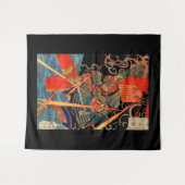 サムライファイティングモンスター タペストリー (正面(横))