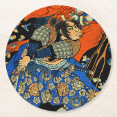 サムライファイティングモンスター ラウンドペーパーコースター (正面)