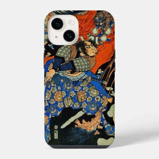 サムライファイティングモンスター iPhoneケース (裏面)