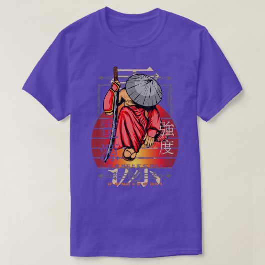 サムライフィギュア力力和平ヴィンテージ日本 Tシャツ (デザイン正面)