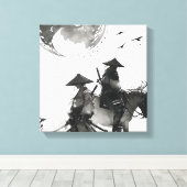 サムライプレミアムラップ帆布 キャンバスプリント (インサイチュ (ウッドフロア))