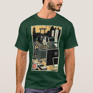 サムライプログラマー2コンピュータサイエンス浮世絵日本 Tシャツ