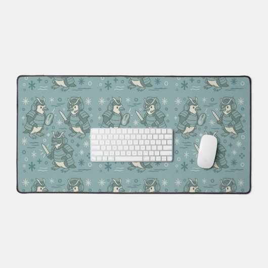 サムライペンギン ゲーミングマウス デスクマット (キーボード&マウス)