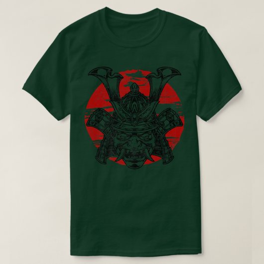 サムライマスク歌舞伎日本武術芸術家井出 Tシャツ (デザイン正面)