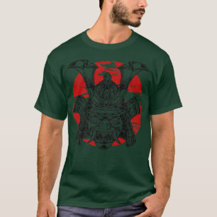 サムライマスク歌舞伎日本武術芸術家井出 Tシャツ