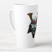 サムライマスク カフェラテマグ (左アングル)