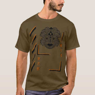 サムライマンダラ夏スタイルおもしろい服 Tシャツ