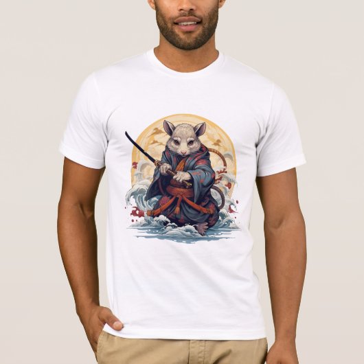 サムライラット メンズTシャツ Tシャツ (正面)