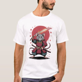 サムライラット メンズTシャツ Tシャツ