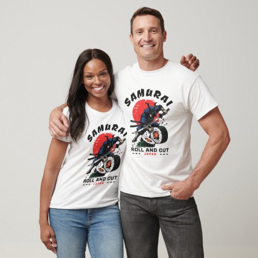 サムライロールカット 日本寿司 Tシャツ (ユニセックス)