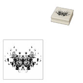 サムライ古代デーモンマスクv0 ラバースタンプ (押印)