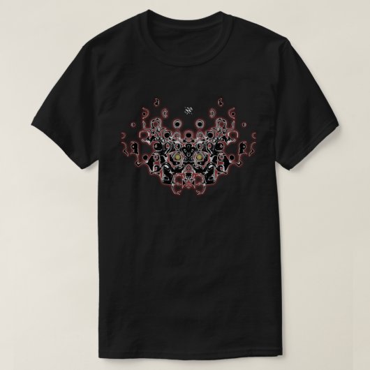 サムライ古代デーモンマスクv2 tシャツ (デザイン正面)