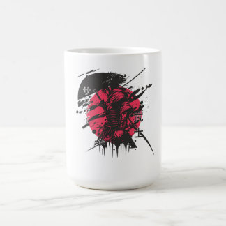 サムライ墨絵マグカップ コーヒーマグカップ