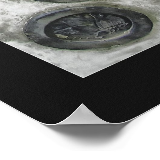 サムライ家紋 ポスター (角)