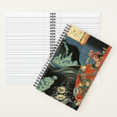 サムライ対幽霊カニ ノートブック (内側)